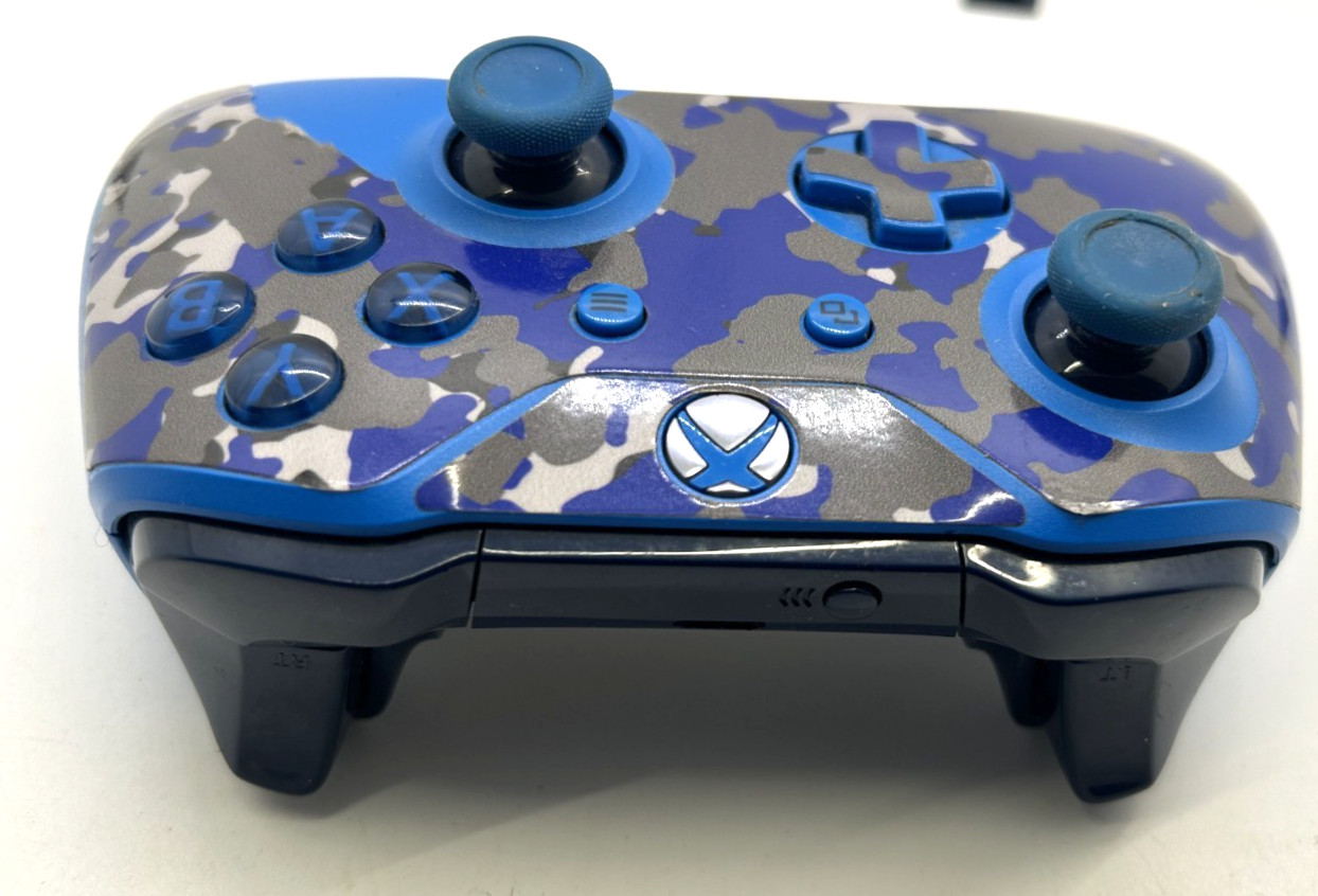 Original Microsoft Xbox One Wireless Controller blue Model 1708 No Battery Cover