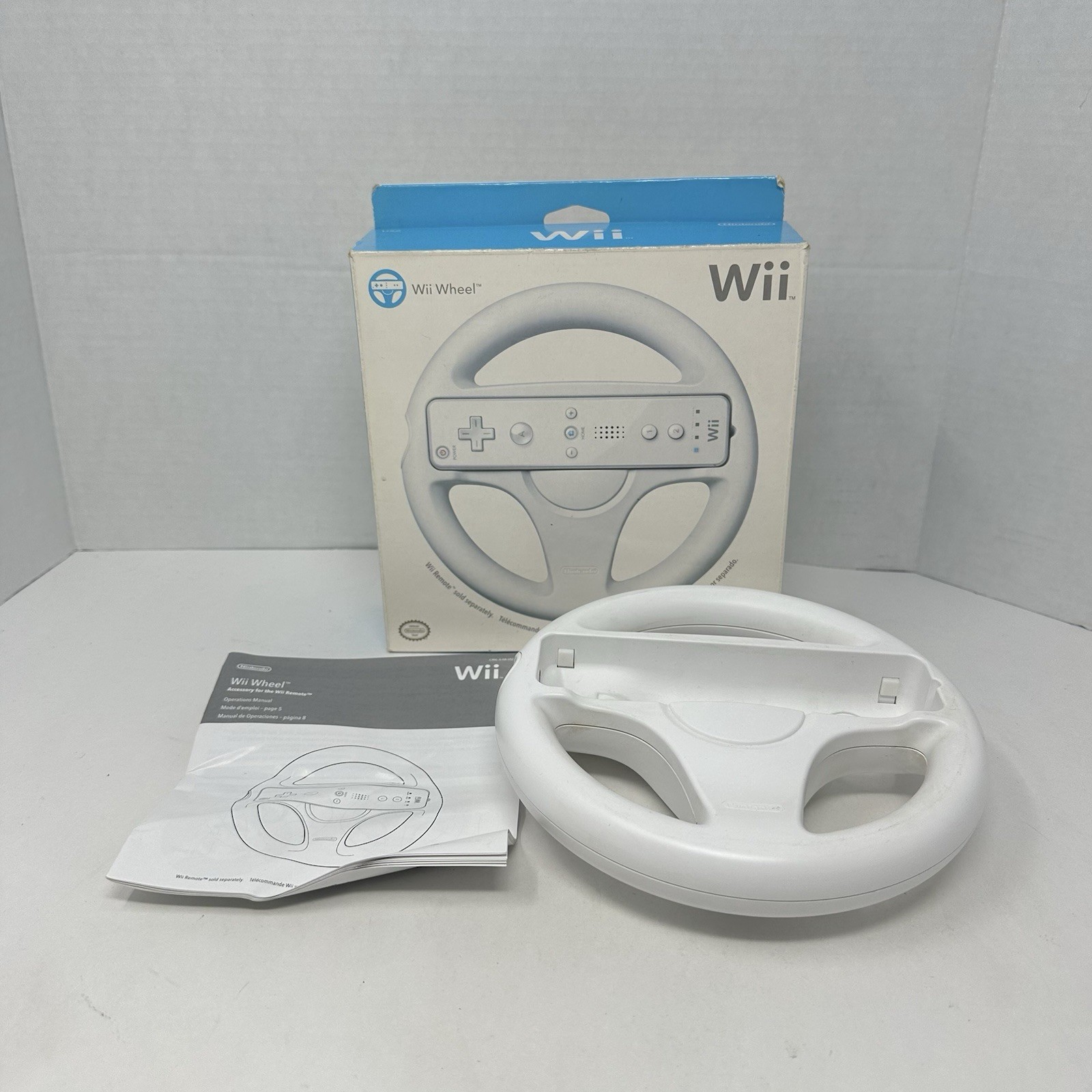 Wii Nintendo OEM RVL-024 in Box Steering Wheel Only
