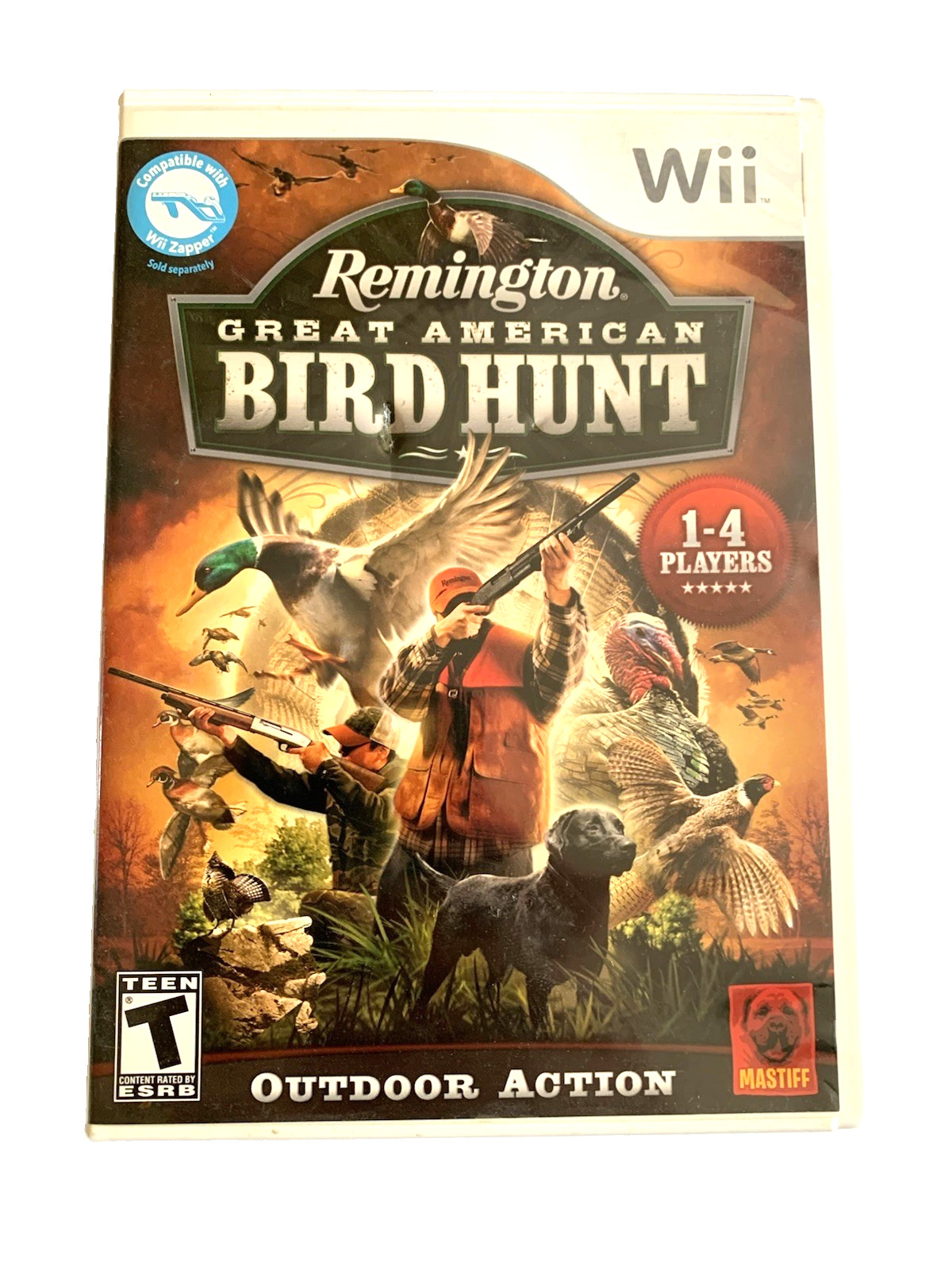 Remington Great American Bird Hunt Nintendo Wii 2009 Game CIB Complete In Box