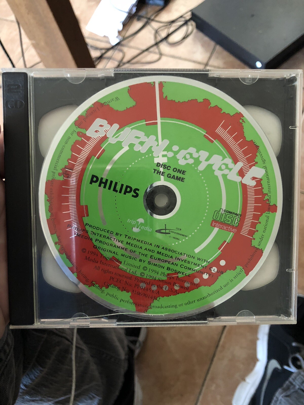 Burn:Cycle (Philips CD-i, 1994) *Both Discs are Nice* No Manual