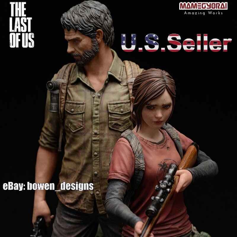 1/9 Mamegyorai The Last of Us Game JOEL ELLIE Figure Statue Set Naughty Dog PS3