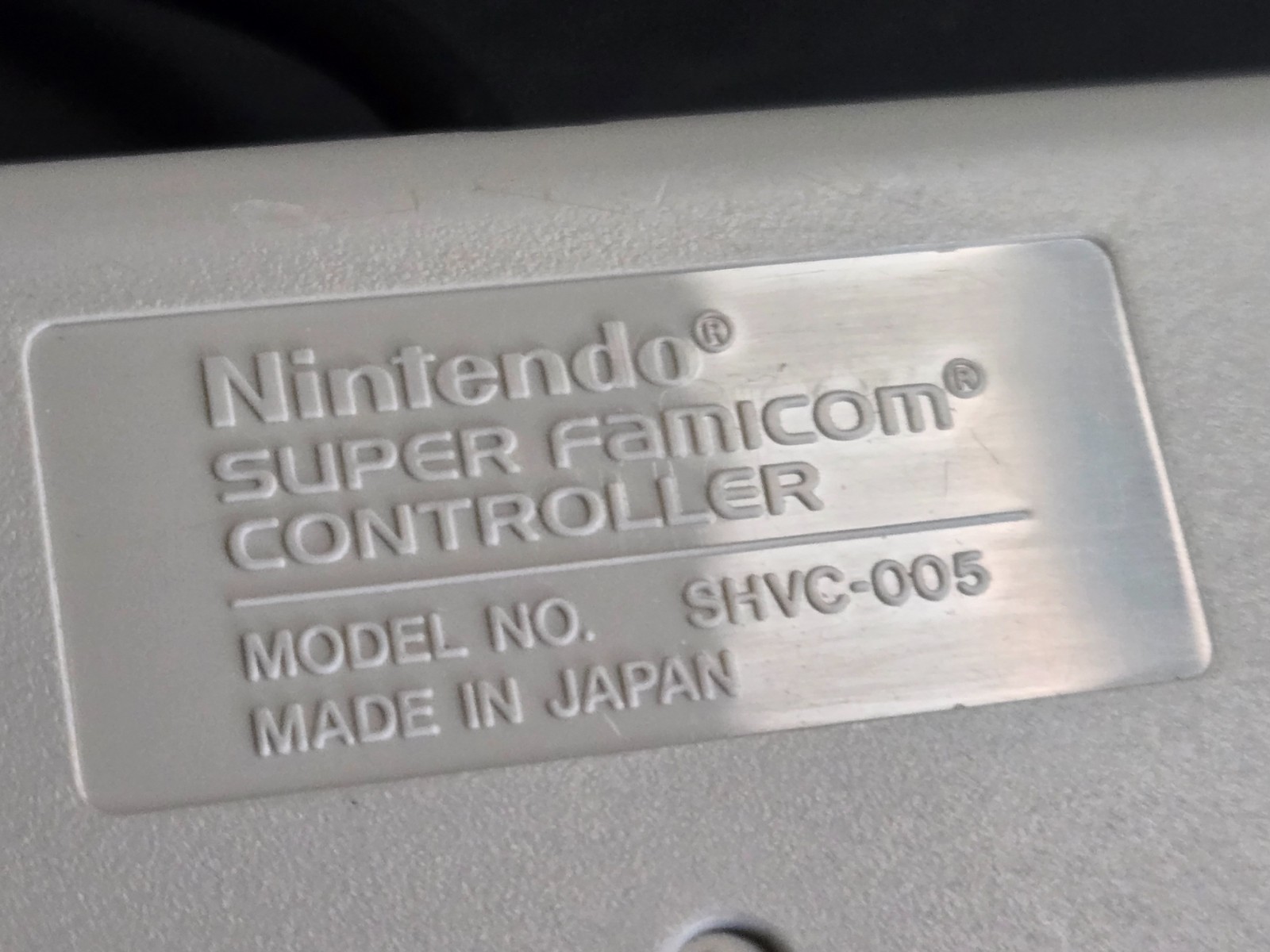 Nintendo Super Famicom SNES Official OEM Controller Japan SHVC-005