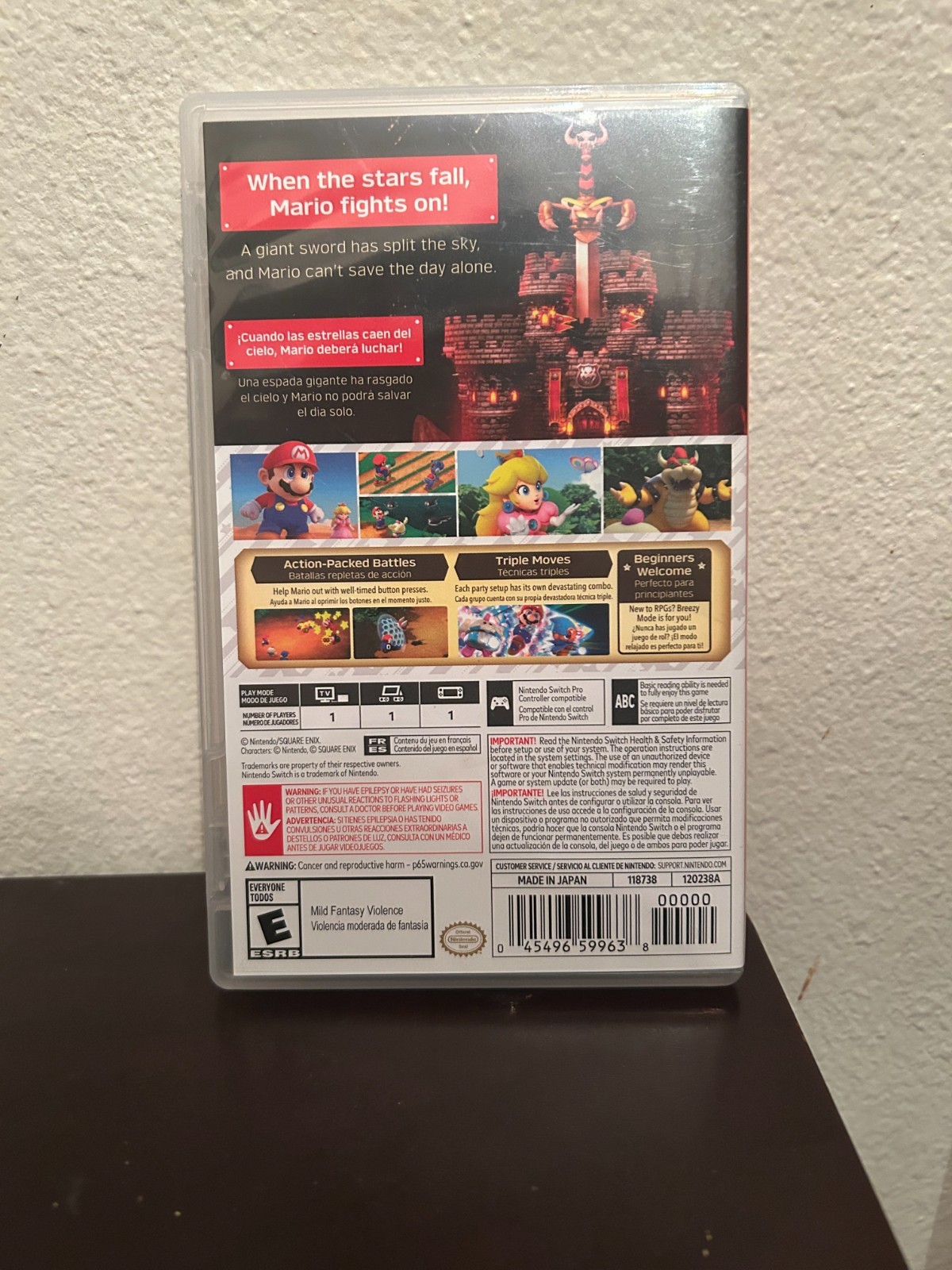 Super Mario Bros RPG – Nintendo Switch – TESTED WORKING