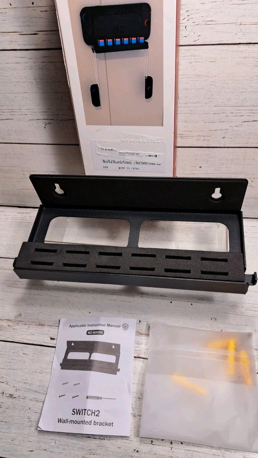 Wall Mount Stand for Nintendo Switch 2 2025 Model, Metal Wall Mount Kit Shelf…