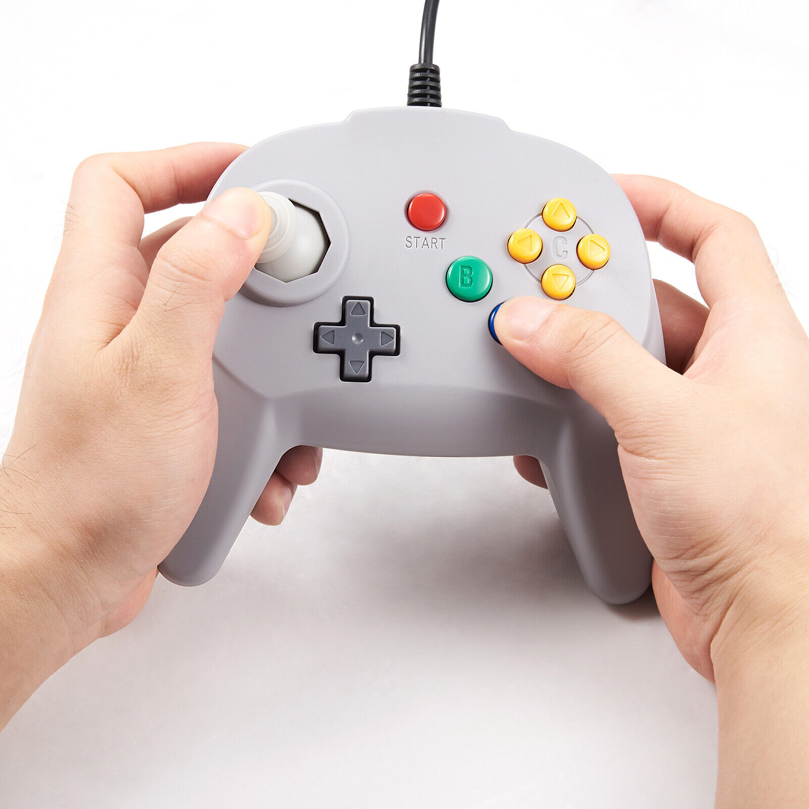 Wired USB Classic N64 Controller Gamepad For PC MAC Raspberry Pi 3 Joystick