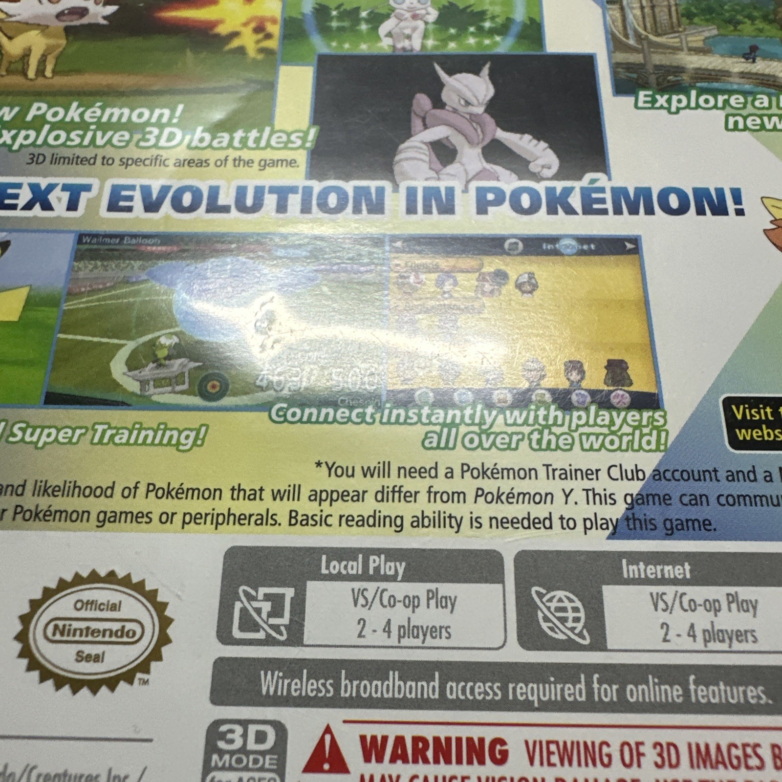 Pokémon X (Nintendo 3DS) Complete CIB Clean Tested Working