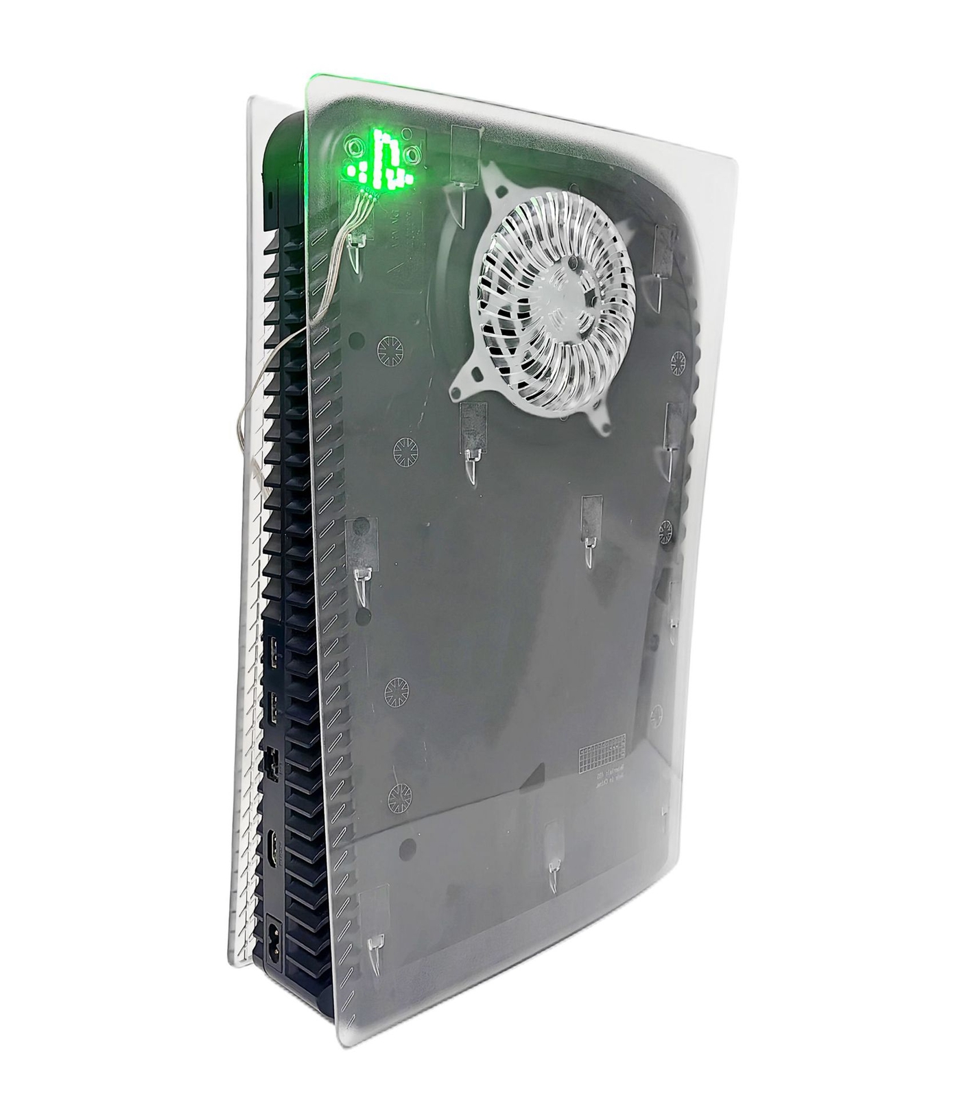 Cooling Vent Transparent Plate ABS Protective Faceplate for PS5 Disc Edition