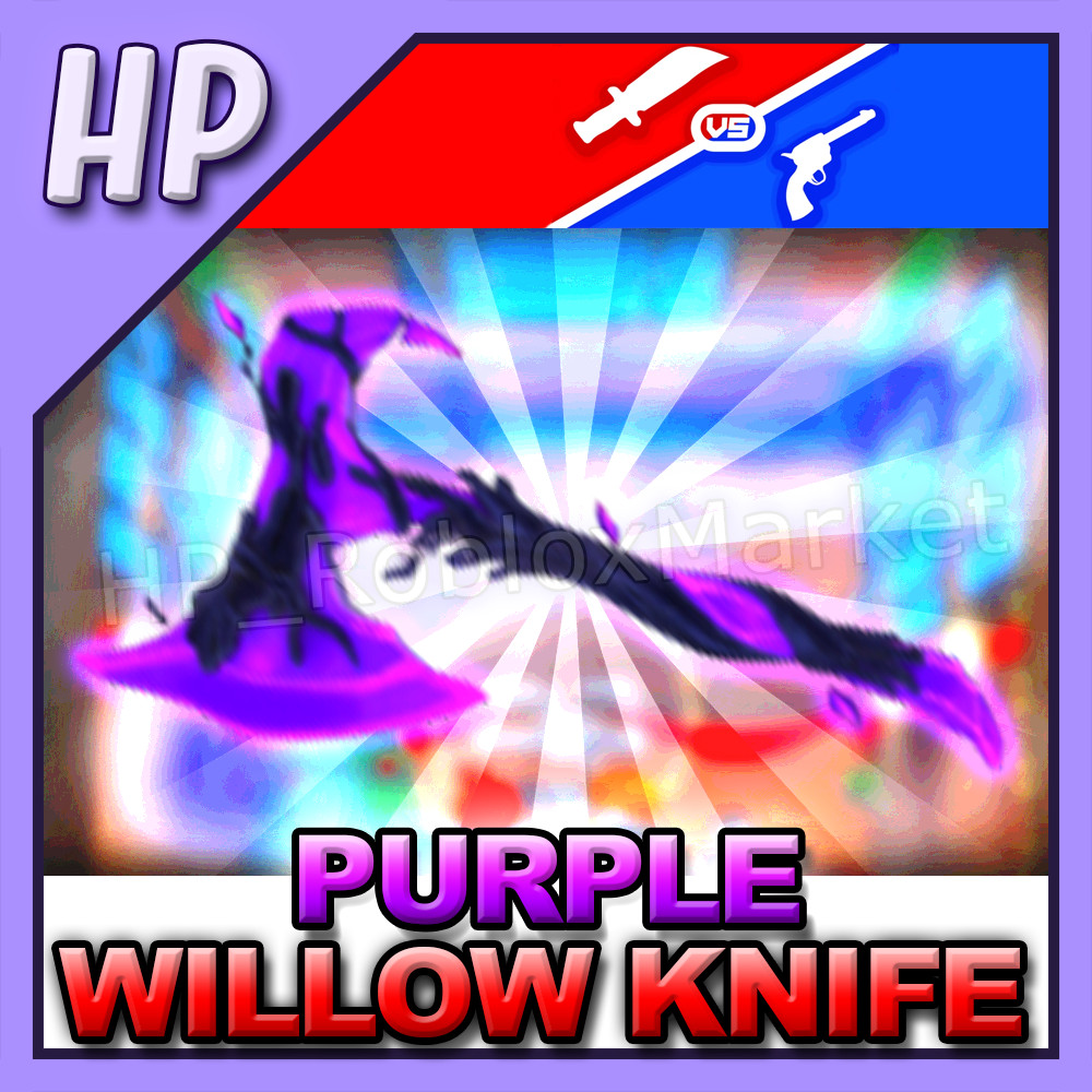 PURPLE WILLOW Knife | MVSD – Murderers vs Sheriffs Duels [⚡FASTEST DELIVERY⚡]