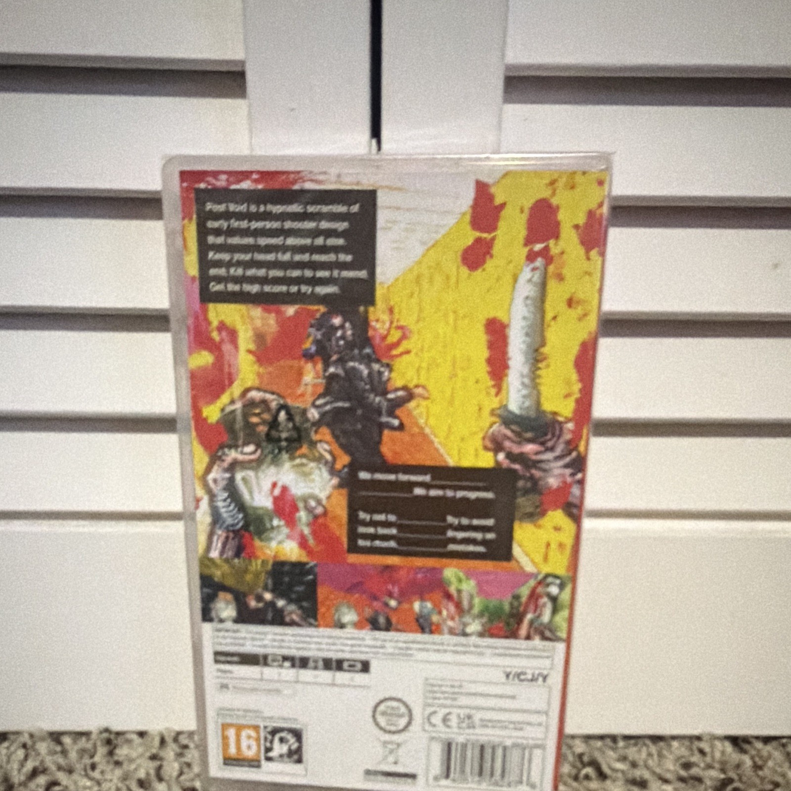 Super Rare Games Post Void Nintendo Switch PAL Region PEGI 16 Rating
