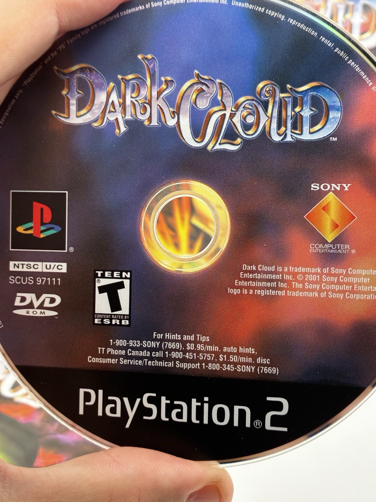 Dark Cloud PS2 PlayStation 2 CIB Black Label Complete w/ Manual Tested & Working
