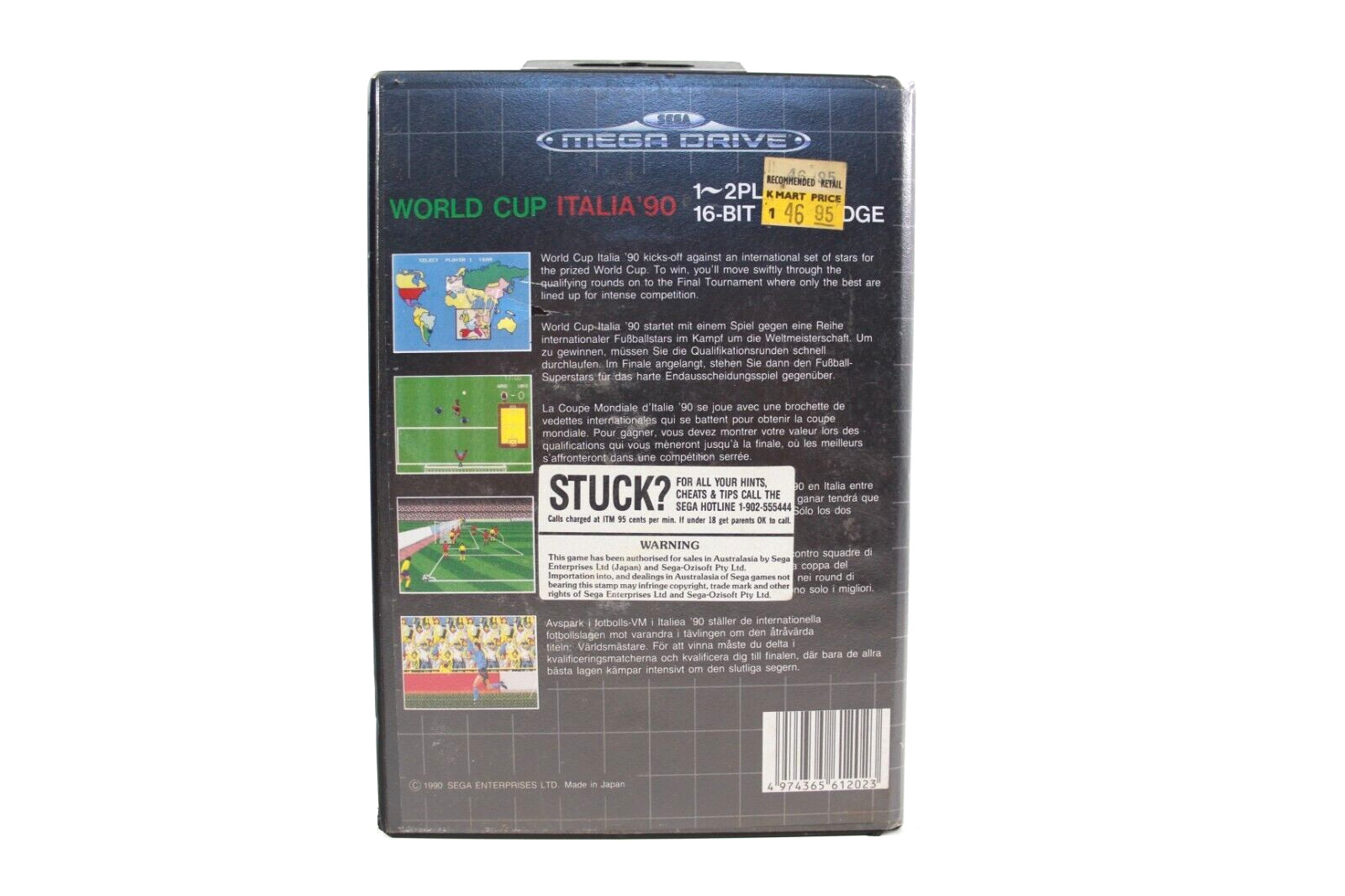 World Cup Italia 90 – SEGA Mega Drive [PAL] – WITH WARRANTY