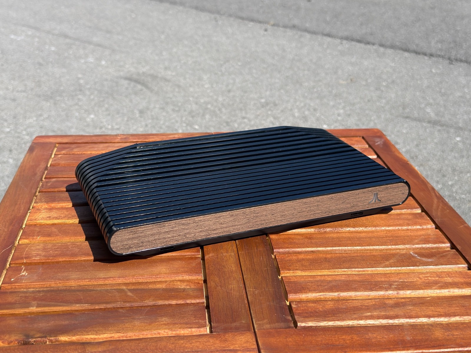 Atari VCS 800 black walnut game console