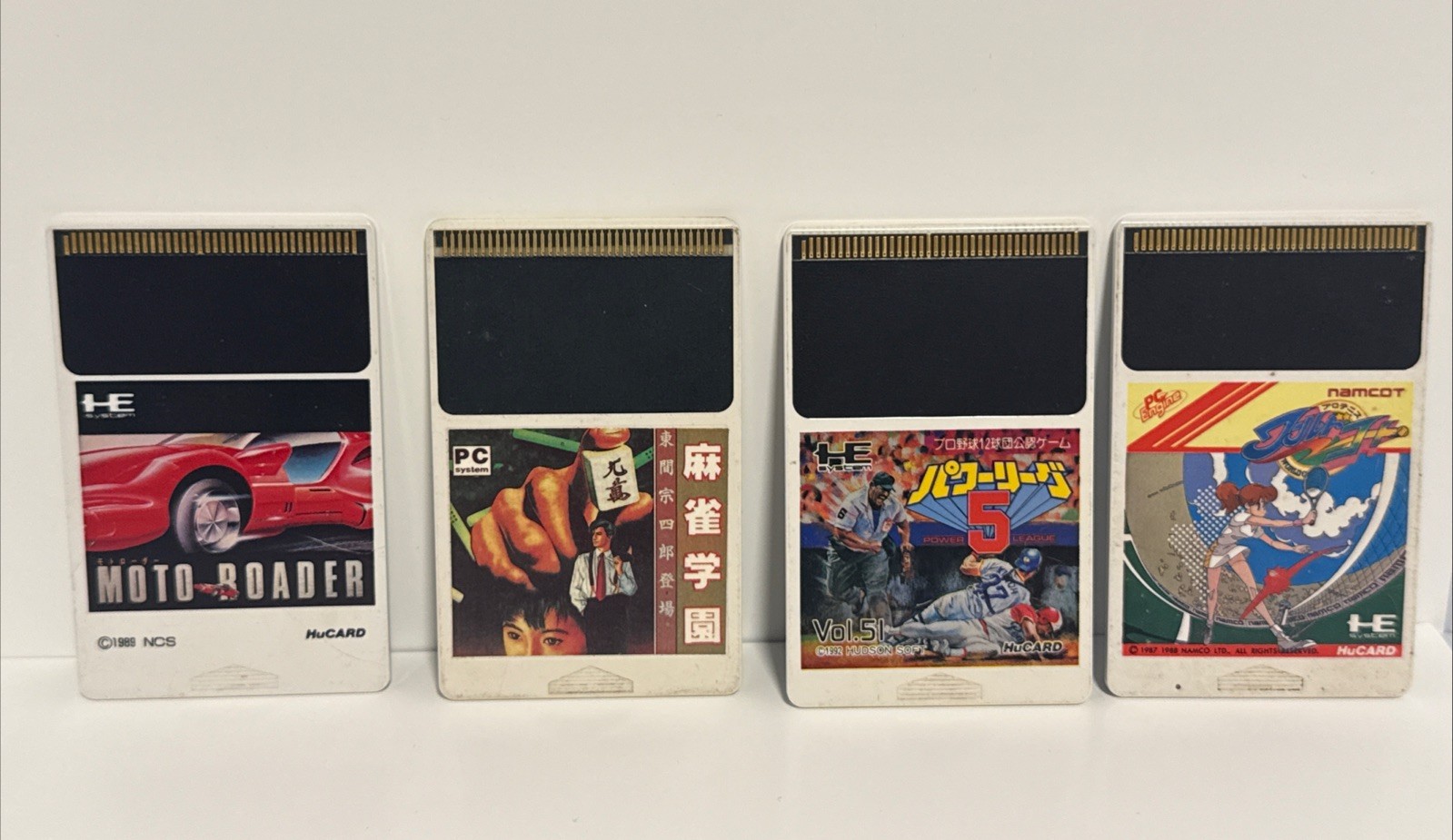 PC Engine Hu Card Only – Lot Of 17/Read
