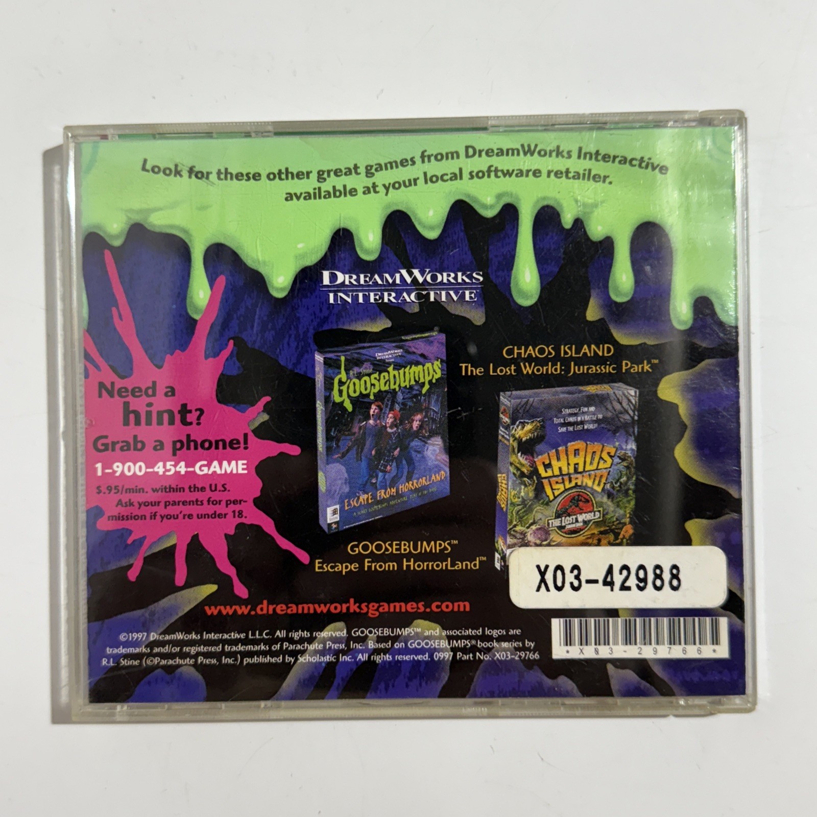 RL Stine Goosebumps Attack Of The Mutant PC CD-ROM Windows 95 1997 Game Tested