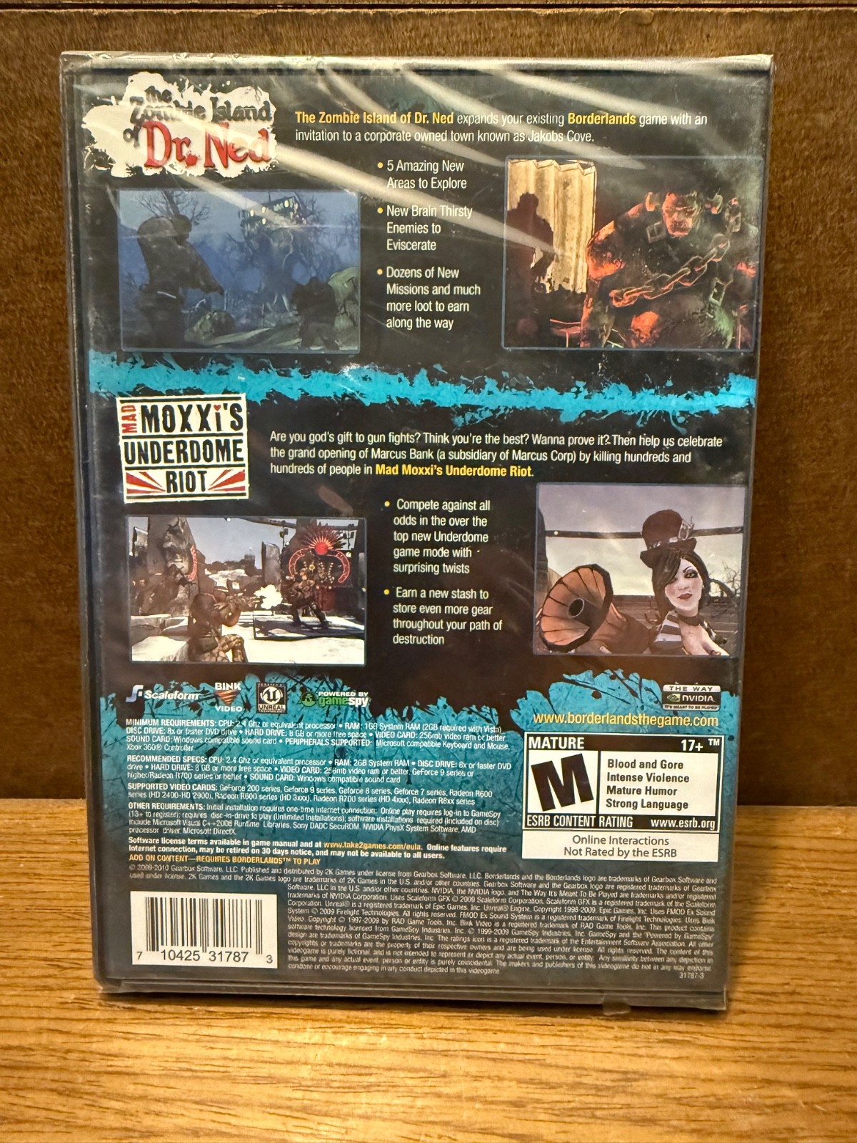 Borderlands Add-On Pack The Zombie Island of Dr. Ned/ Mad Moxxi’s Underdome Riot