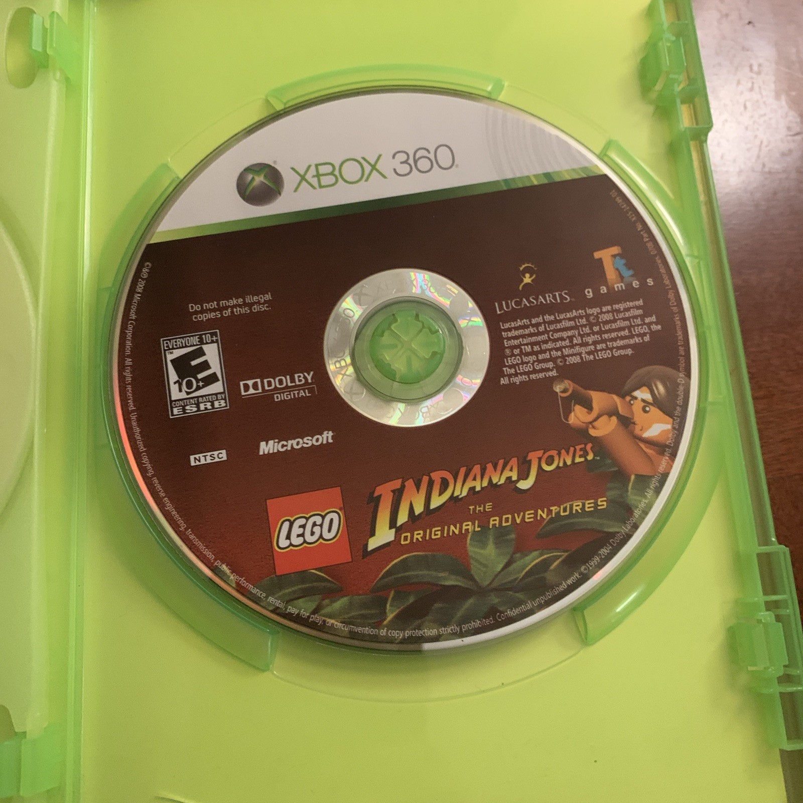 Lego Indiana Jones The Original Adventures Kung Fu Panda Complete Xbox 360