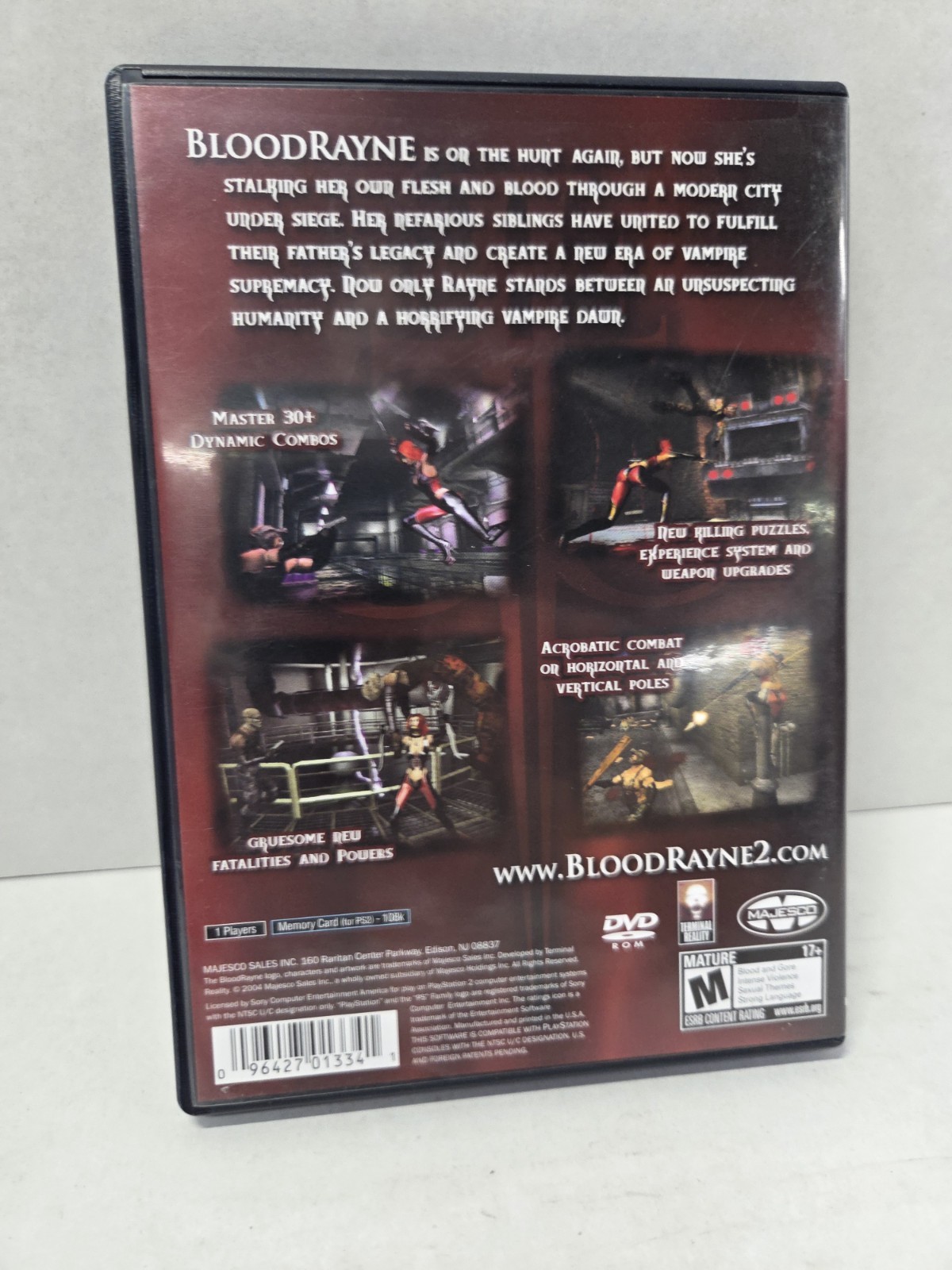 BloodRayne 2 PS2 PlayStation 2 CIB Complete Tested Working