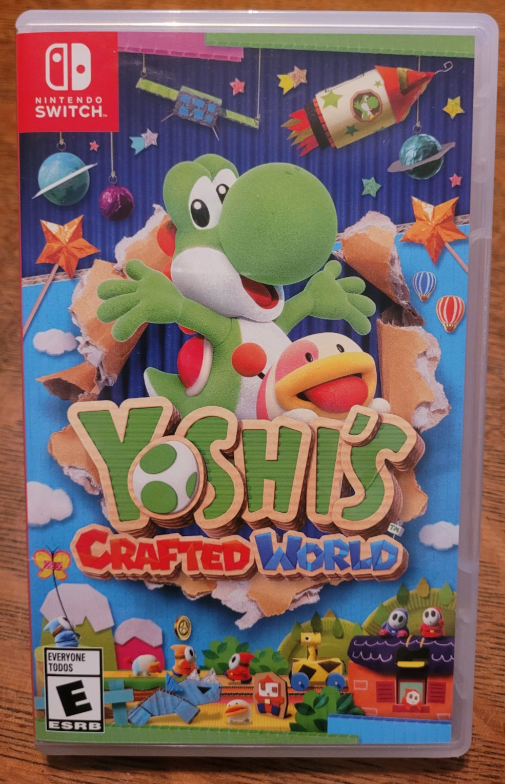 YOSHI’S CRAFTED WORLD (Nintendo Switch) COMPLETE TESTED Platformer RARE 2019 CIB