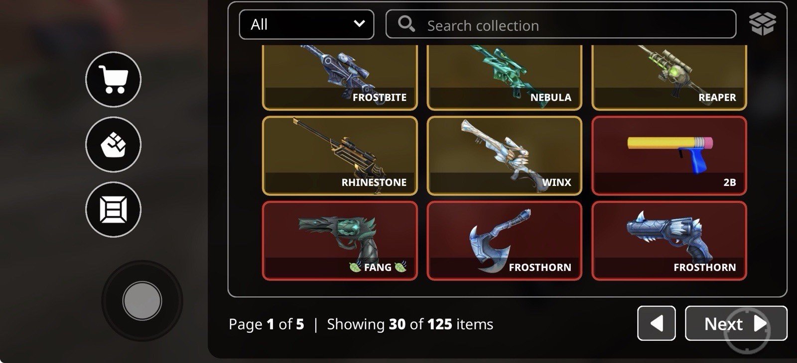 Murder Vs Sheriff Duel Items