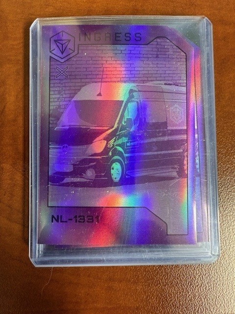 Ingress NL1331 Van Purple Medal Card Niantic [UNREDEEMED] CODE ONLY