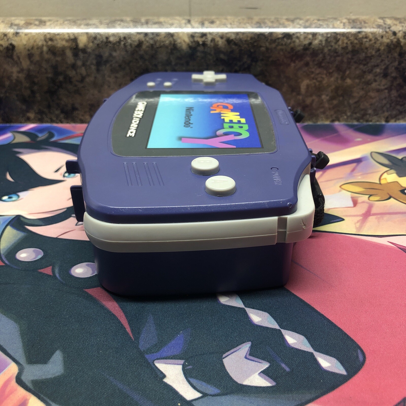 RARE Game Boy Advance Hard Shell Carrying Case 2002 ALS – Indigo Purple #ML