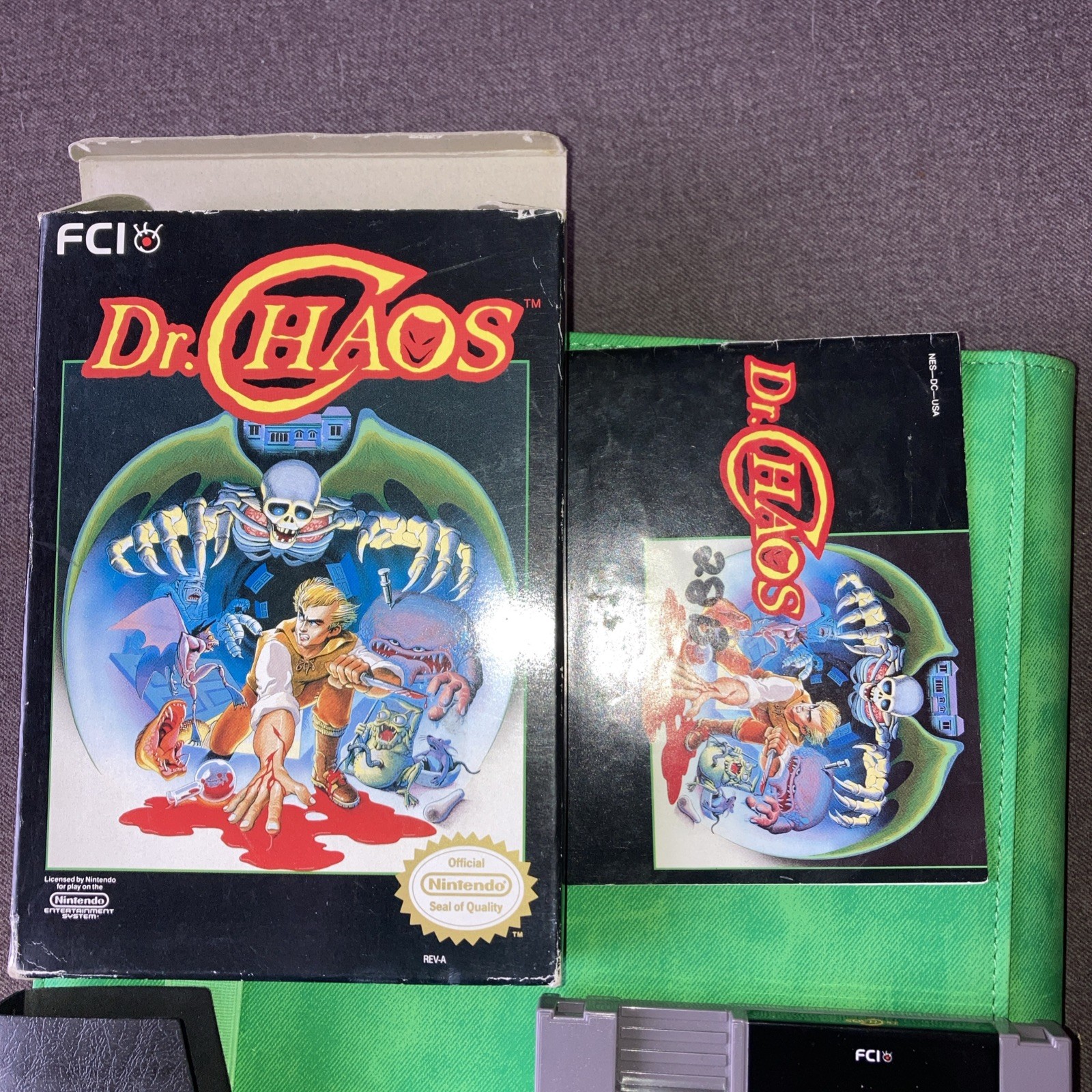 Dr. Chaos (Nintendo NES 1988) CIB