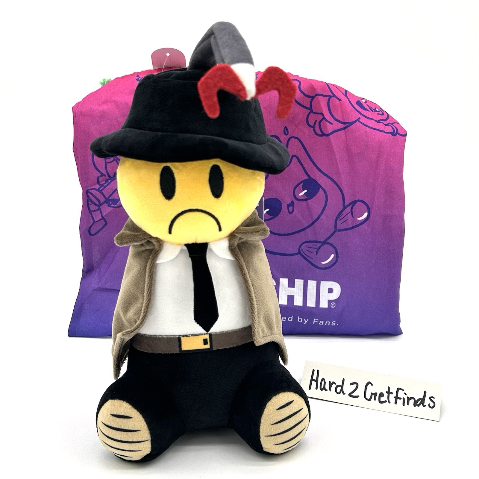 Makeship Armless Detective Plushie Game Plush Top of The Barrel Limited Edition