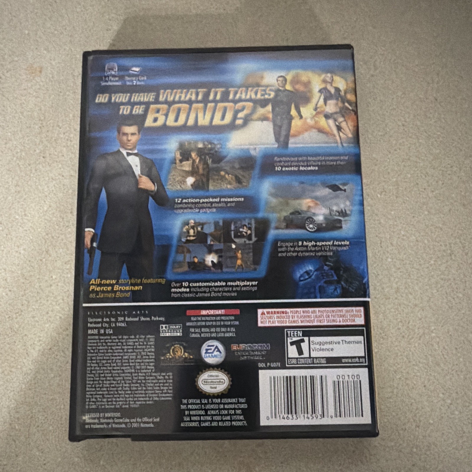 EA GAMES 007: NightFire Player’s Choice (GameCube) T NTSC-U/C Shooter