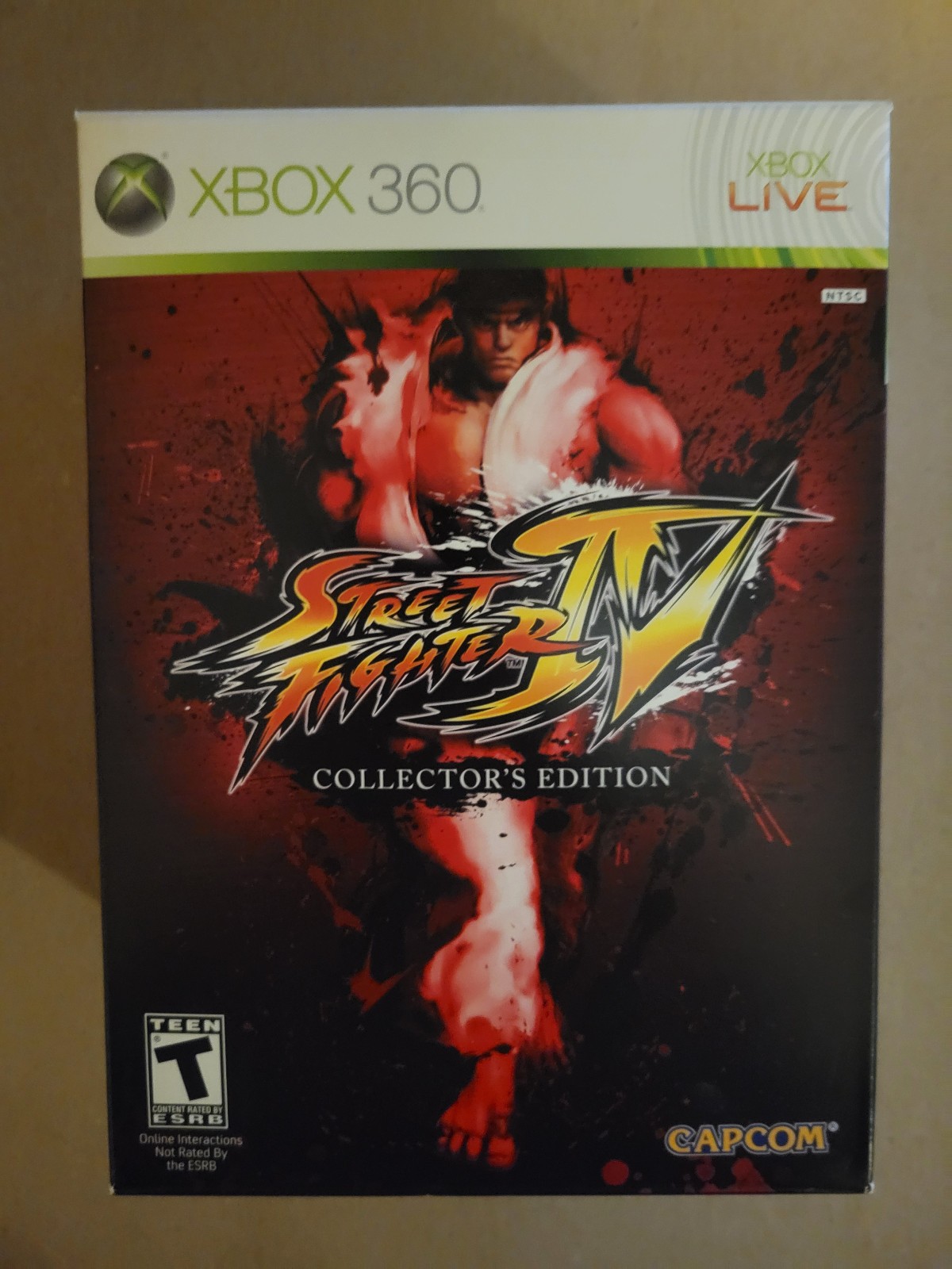 Street Fighter IV Collector’s Edition (Microsoft Xbox 360) CIB w/ Figure
