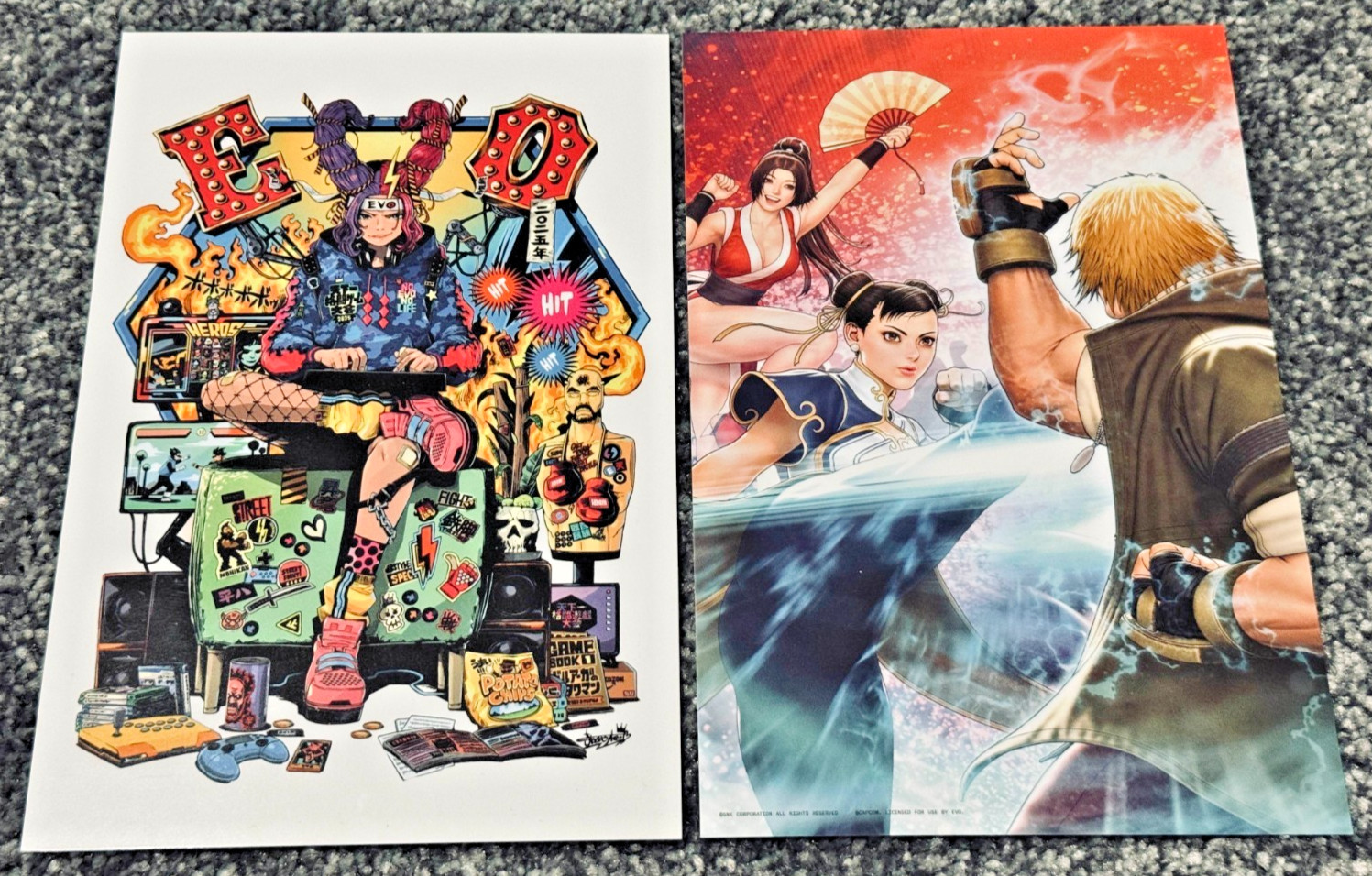Evolution Championship Series 2025 – Exclusive Street Fighter Promo Post Cards