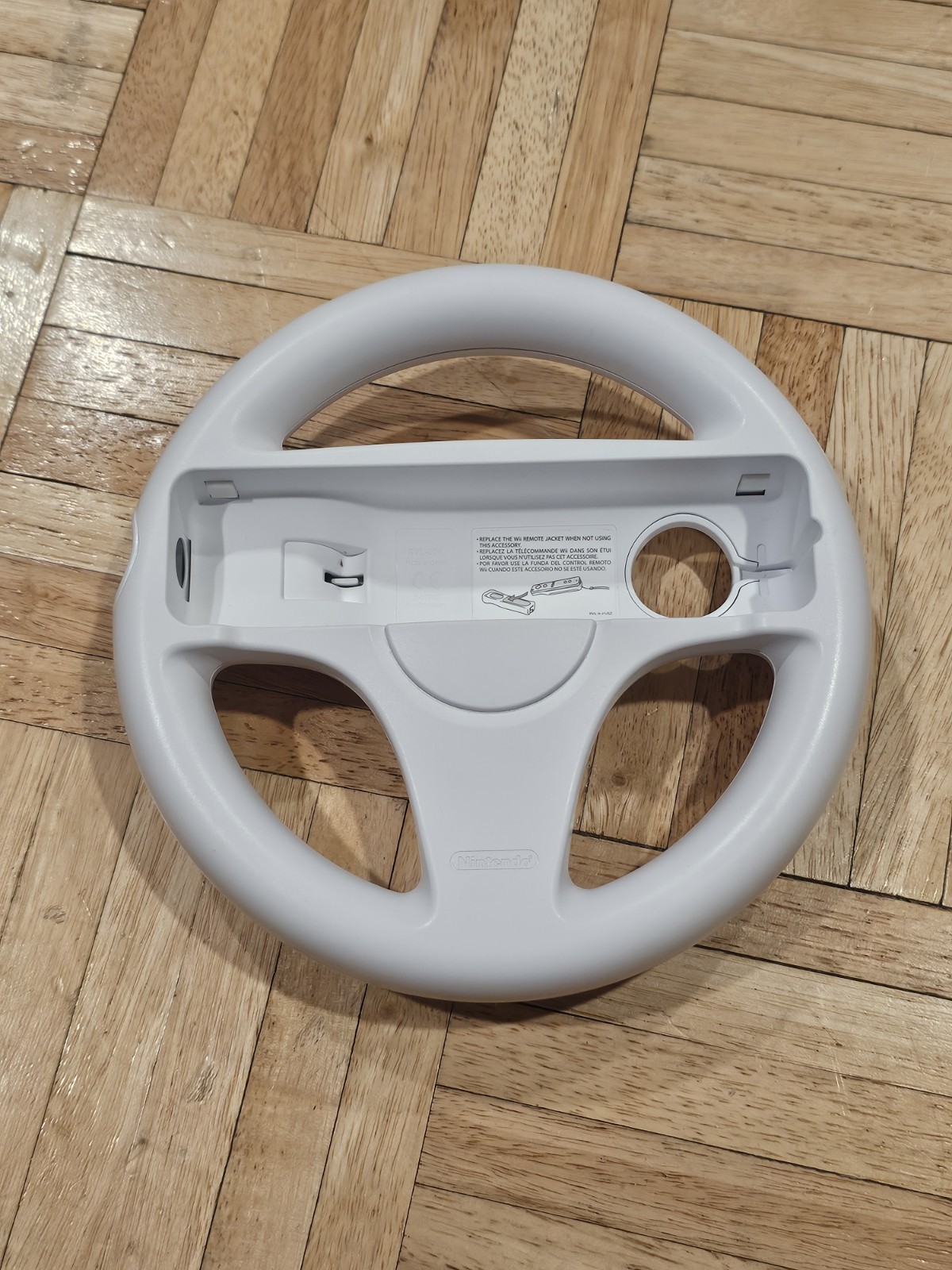 OEM Nintendo Wii Mario Kart White Steering Wheel Controllers RVL-024, Free Ship.