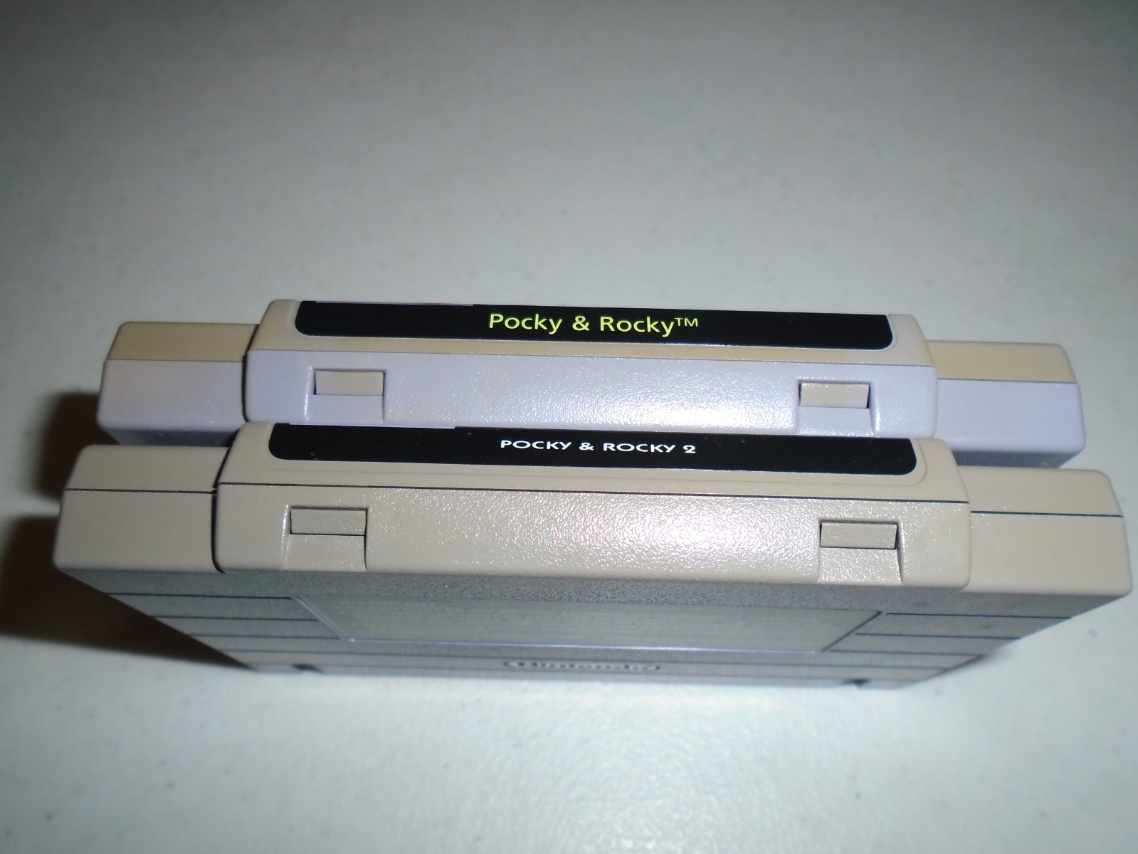Pocky & Rocky 1 and Pocky & Rocky 2 by Natsume ☆☆ Authentic Super Nintendo SNES