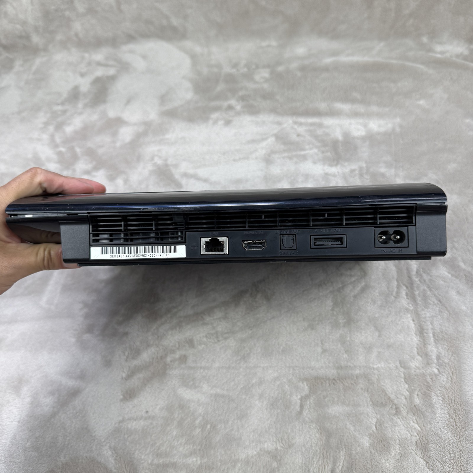 Sony PlayStation 3 Console CECH-4001B NTSC-U/C Black UNTESTED / SOLD AS-IS