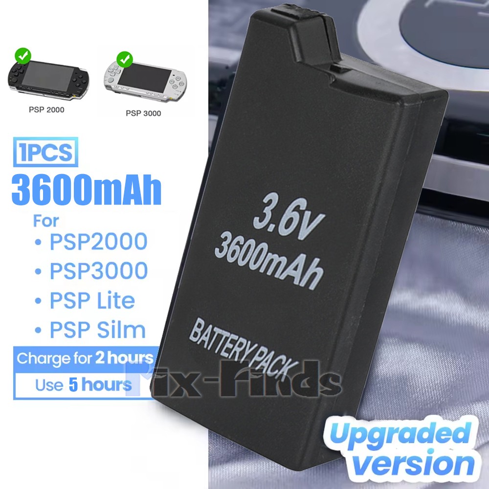 3600mAh Rechargeable Replacement Battery For Sony PSP Slim 2000 2001 2006 3000