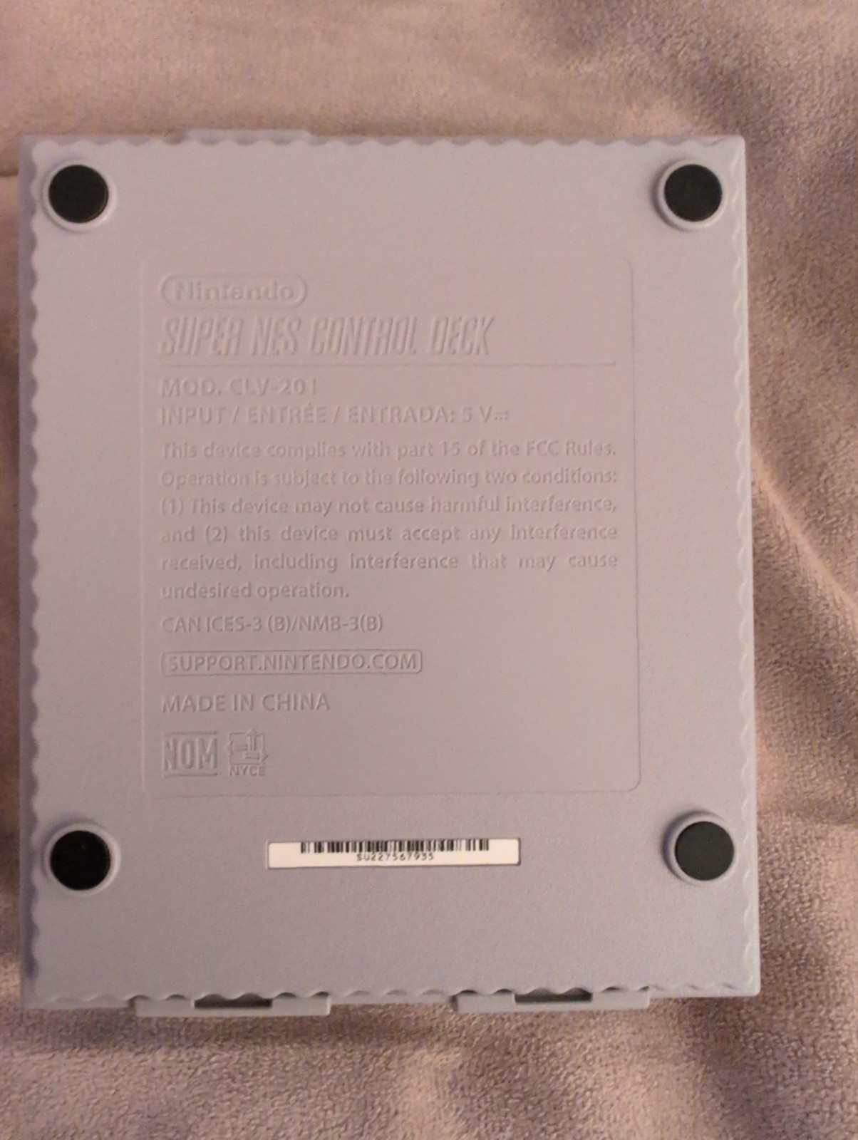 Nintendo Super NES Classic Edition Gaming Console – Grey