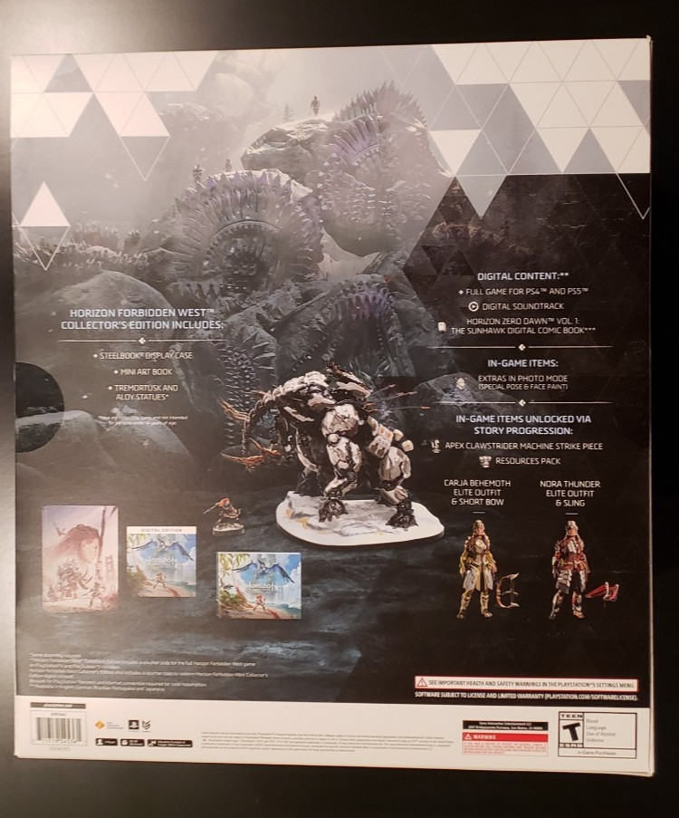NEW Horizon Forbidden West Collector’s Edition PS5, Sealed!