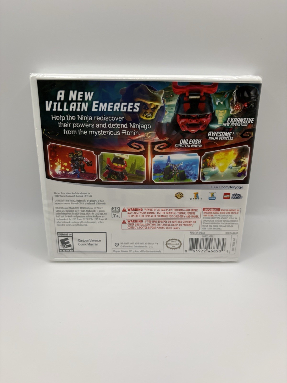 LEGO Ninjago: Shadow of Ronin (Nintendo 3DS) | Brand New, Sealed
