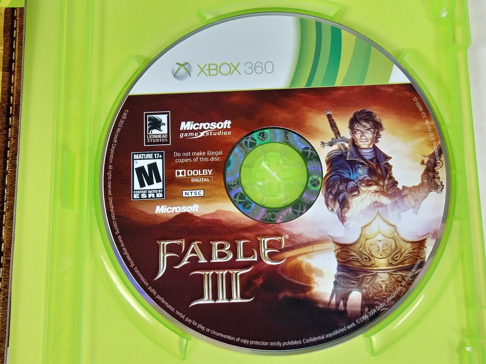 Fable III Fable 3 Xbox 360 2010 Action Role Playing RPG CIB Complete w/ Manual