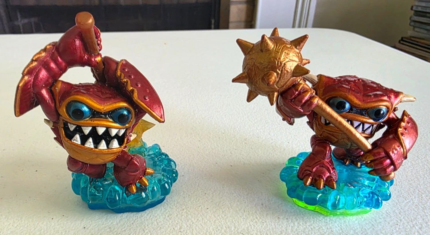 Skylanders Wham-Shell Lot of 2 Series 1 and LightCore Activision Figurines