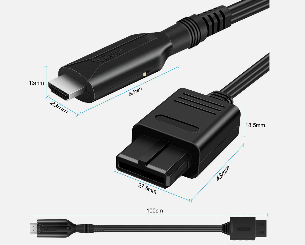 N64 To HDMI Converter Adapter 1080P HD Cable For Nintendo Gamecube NES SNES