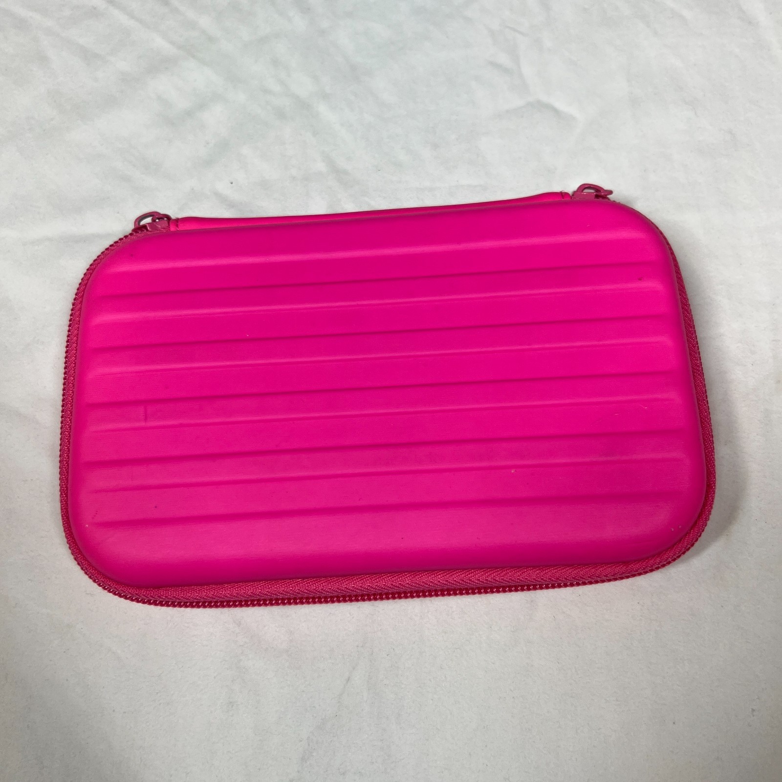 Nintendo 3DS Travel Case Pink Zip Pouch Unbranded