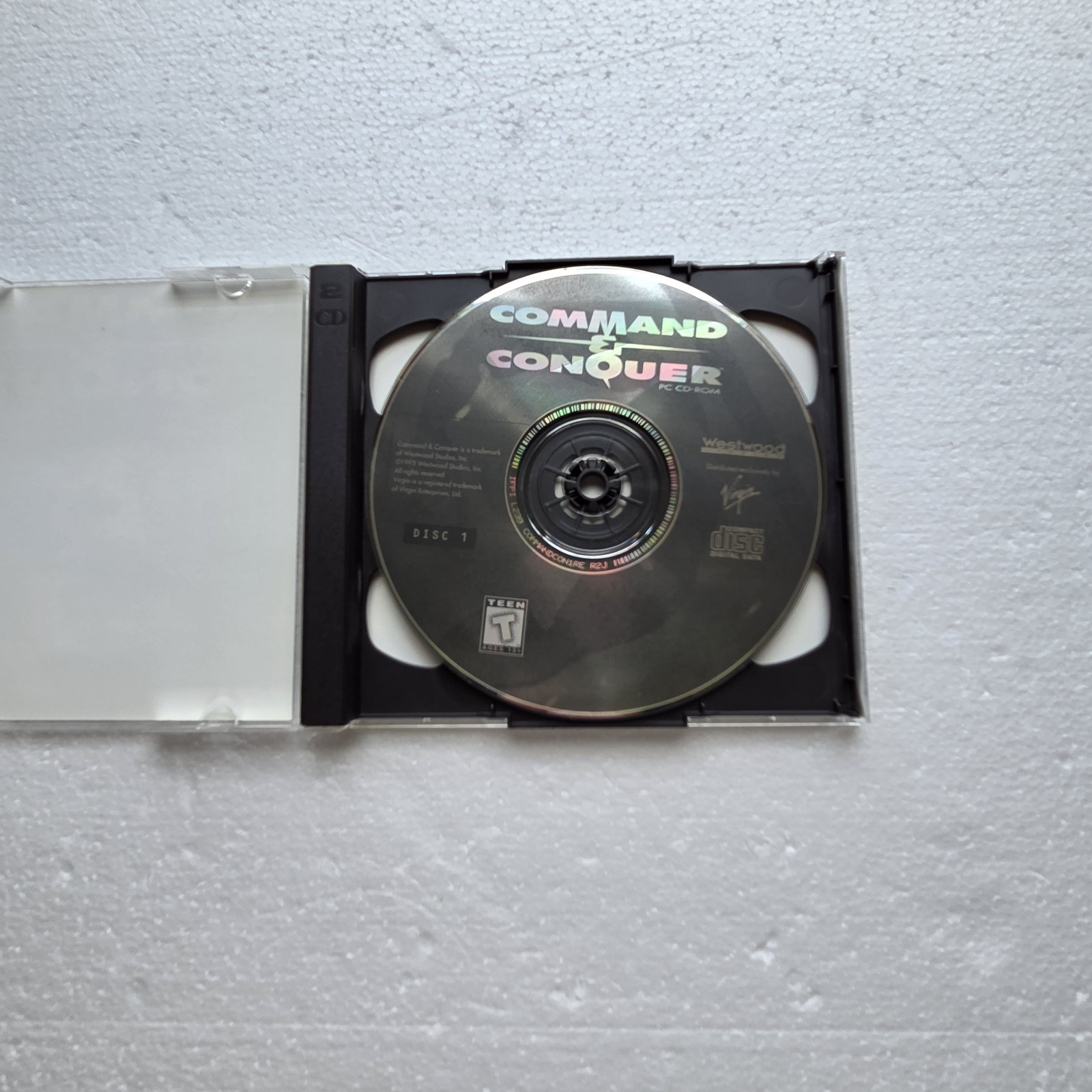 Command & Conquer PC Game Big Box Vintage Floppy Disk Included Mint Disks