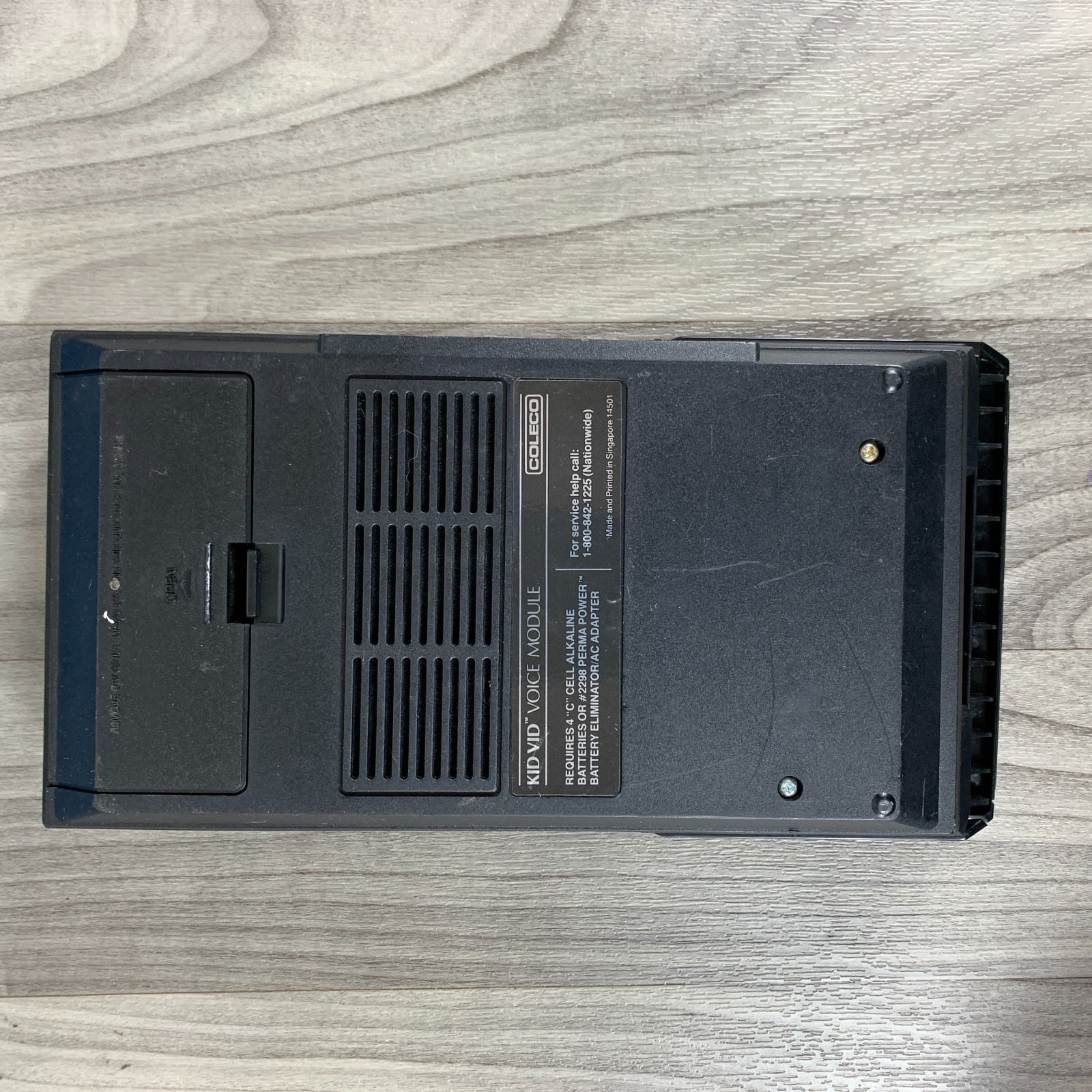 Atari 2600 Kid Vid Tape Recorder Voice Module tested to turn on