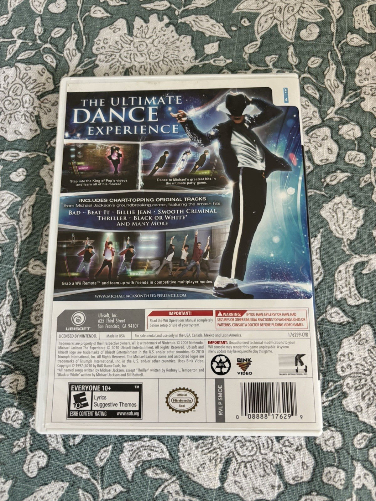 Michael Jackson The Experience Nintendo Wii Game Brand New – CIB Complete in Box