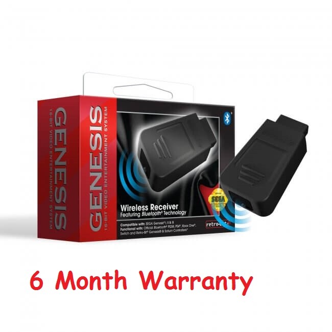 Retro-Bit Official Sega Genesis Bluetooth Receiver for Sega Genesis Console