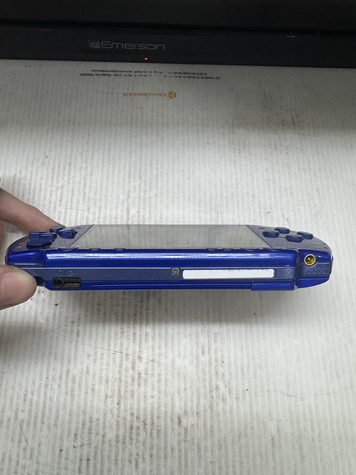 Sony PSP 2001 Handheld System Metallic Blue Tested Works