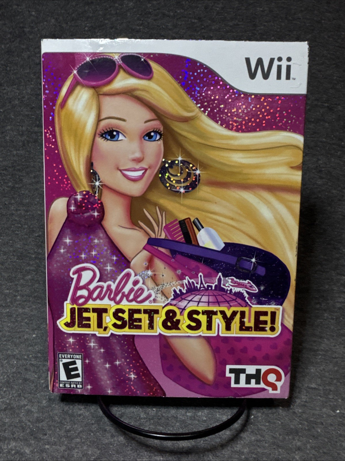 Barbie Jet Set & Style W/ Slipcover Nintendo Wii CIB 21