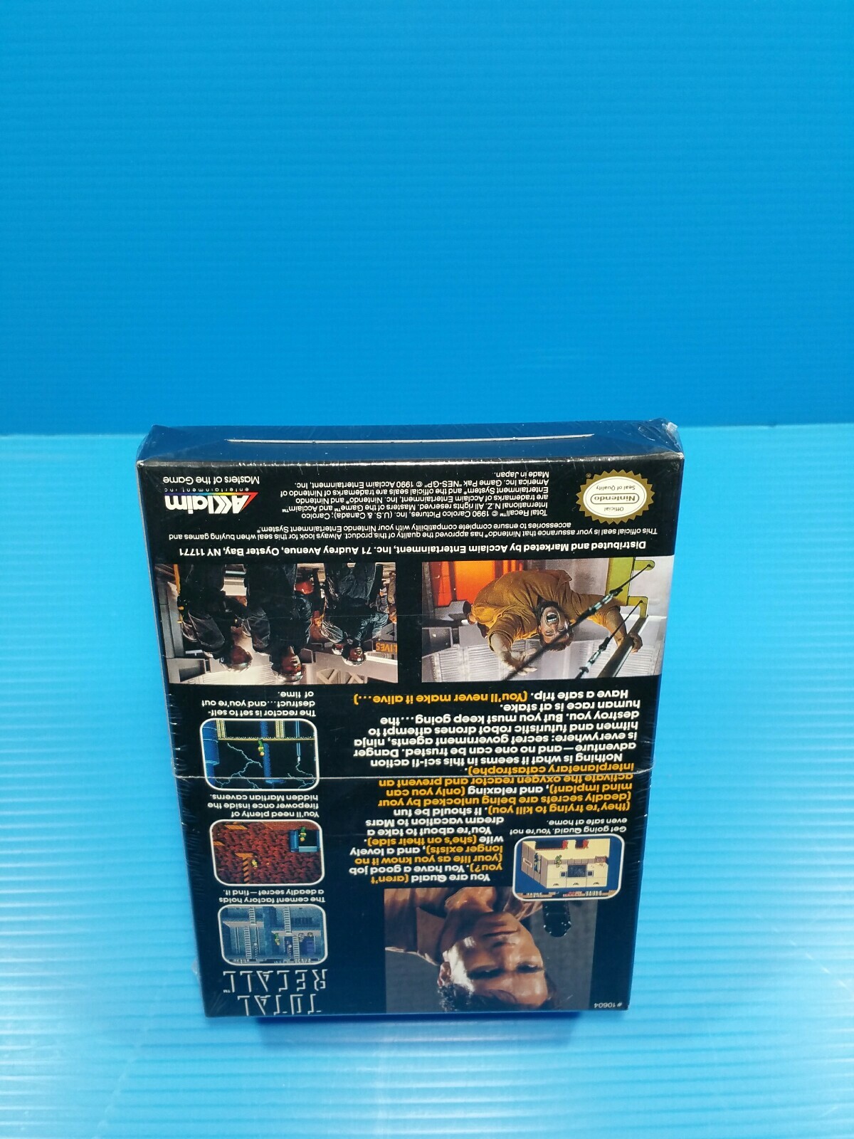 Brand New, Factory sealed. H-Seam, Nintendo NES Total Recall game. Look at pics