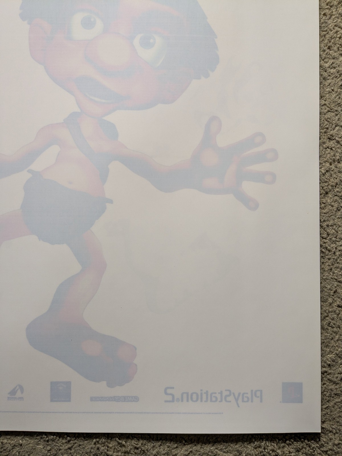 NEW Authentic Tak Power of JuJu (Playstation 2) Video Game Promo Poster 28″ RARE