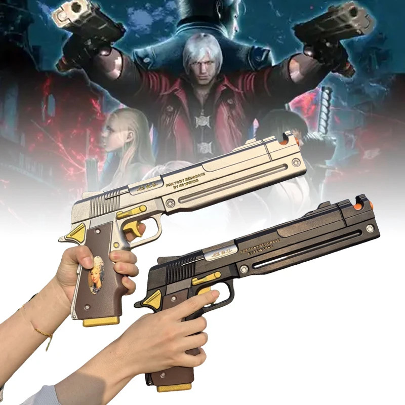Devil May Cry Dante Replica Pistol Guns Prop Weapons Cosplay Accessory Dmc